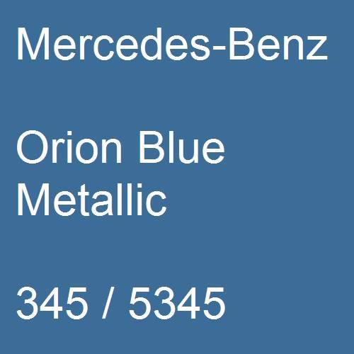 Mercedes-Benz, Orion Blue Metallic, 345 / 5345.